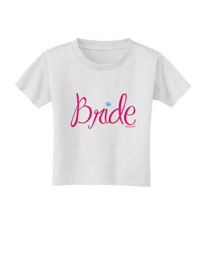 Bride Design - Diamond - Color Toddler T-Shirt-Toddler T-Shirt-TooLoud-White-2T-Davson Sales