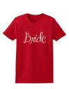 Bride Design - Diamond - Color Womens Dark T-Shirt-TooLoud-Red-X-Small-Davson Sales