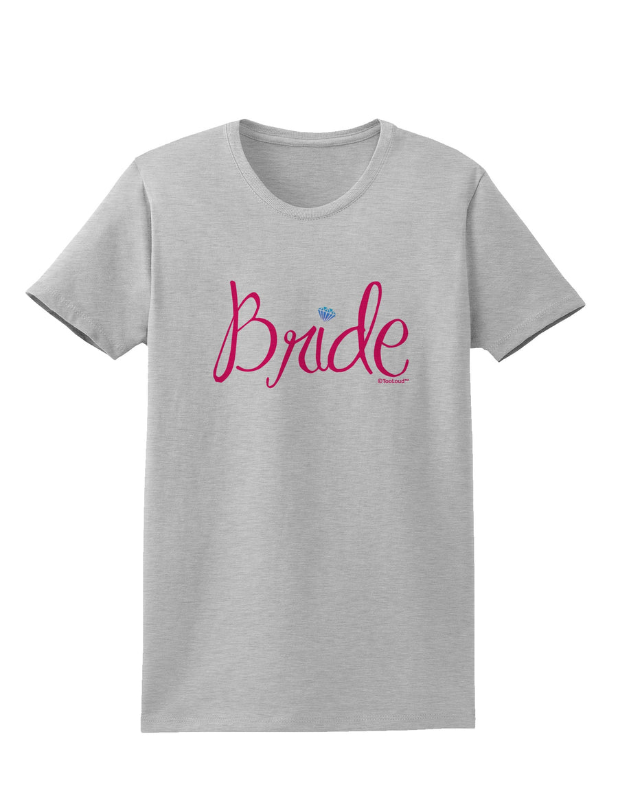 Bride Design - Diamond - Color Womens T-Shirt-Womens T-Shirt-TooLoud-White-X-Small-Davson Sales