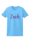 Bride Design - Diamond - Color Womens T-Shirt-Womens T-Shirt-TooLoud-Aquatic-Blue-X-Small-Davson Sales