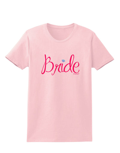 Bride Design - Diamond - Color Womens T-Shirt-Womens T-Shirt-TooLoud-PalePink-X-Small-Davson Sales