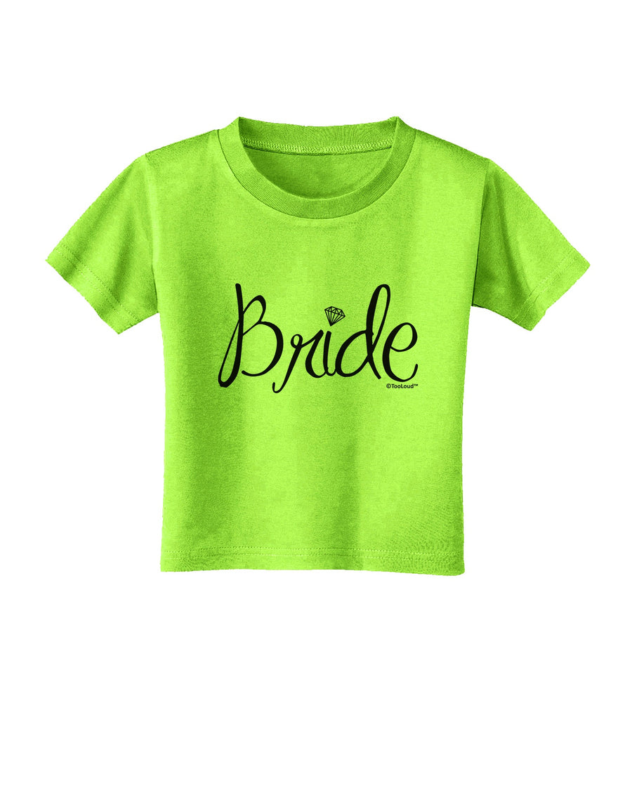 Bride Design - Diamond Toddler T-Shirt-Toddler T-Shirt-TooLoud-White-2T-Davson Sales