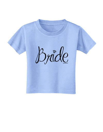 Bride Design - Diamond Toddler T-Shirt-Toddler T-Shirt-TooLoud-Aquatic-Blue-2T-Davson Sales