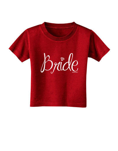 Bride Design - Diamond Toddler T-Shirt Dark-Toddler T-Shirt-TooLoud-Red-2T-Davson Sales