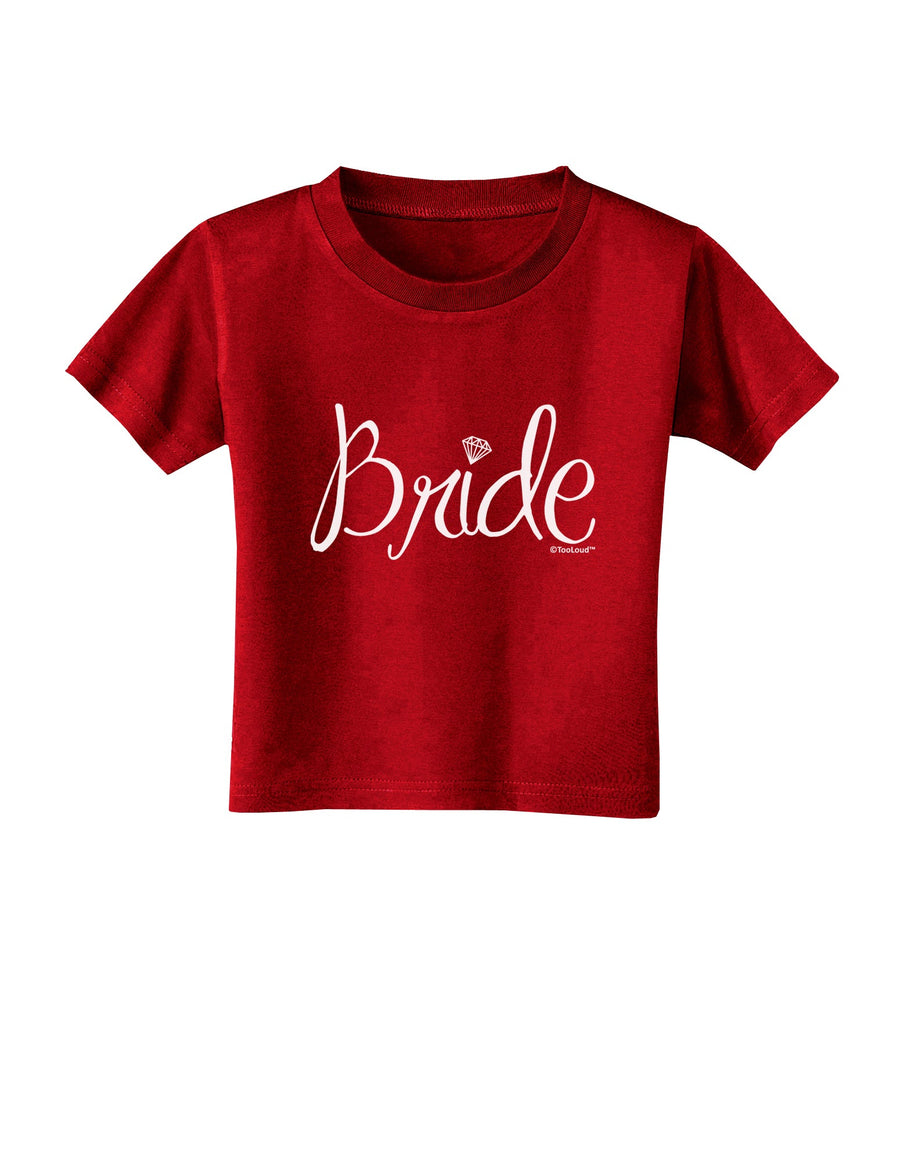 Bride Design - Diamond Toddler T-Shirt Dark-Toddler T-Shirt-TooLoud-Black-2T-Davson Sales