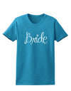 Bride Design - Diamond Womens Dark T-Shirt-TooLoud-Turquoise-X-Small-Davson Sales