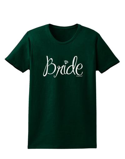 Bride Design - Diamond Womens Dark T-Shirt-TooLoud-Forest-Green-Small-Davson Sales