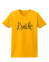 Bride Design - Diamond Womens T-Shirt-Womens T-Shirt-TooLoud-Gold-X-Small-Davson Sales