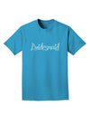 Bridesmaid Design - Diamonds Adult Dark T-Shirt-Mens T-Shirt-TooLoud-Turquoise-Small-Davson Sales