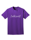 Bridesmaid Design - Diamonds Adult Dark T-Shirt-Mens T-Shirt-TooLoud-Purple-Small-Davson Sales