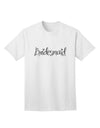 Bridesmaid Design - Diamonds Adult T-Shirt-Mens T-Shirt-TooLoud-White-Small-Davson Sales