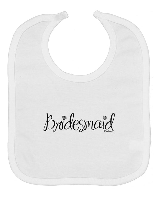 Bridesmaid Design - Diamonds Baby Bib