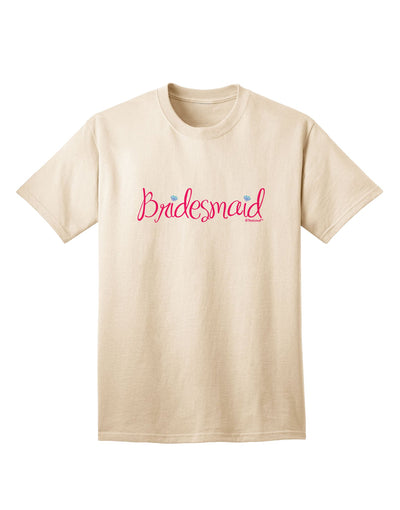 Bridesmaid Design - Diamonds - Color Adult T-Shirt-Mens T-Shirt-TooLoud-Natural-Small-Davson Sales