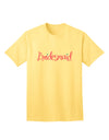 Bridesmaid Design - Diamonds - Color Adult T-Shirt-Mens T-Shirt-TooLoud-Yellow-Small-Davson Sales