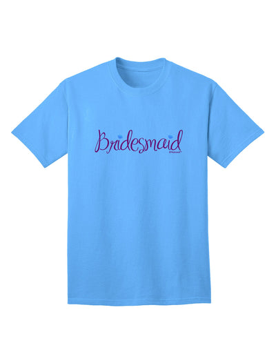 Bridesmaid Design - Diamonds - Color Adult T-Shirt-Mens T-Shirt-TooLoud-Aquatic-Blue-Small-Davson Sales