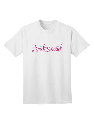 Bridesmaid Design - Diamonds - Color Adult T-Shirt-Mens T-Shirt-TooLoud-White-Small-Davson Sales