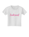 Bridesmaid Design - Diamonds - Color Toddler T-Shirt-Toddler T-Shirt-TooLoud-White-2T-Davson Sales