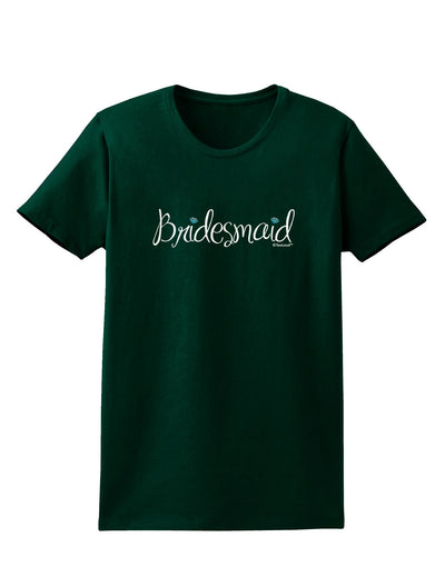 Bridesmaid Design - Diamonds - Color Womens Dark T-Shirt-TooLoud-Forest-Green-Small-Davson Sales