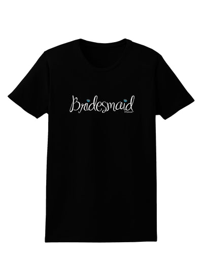 Bridesmaid Design - Diamonds - Color Womens Dark T-Shirt-TooLoud-Black-X-Small-Davson Sales