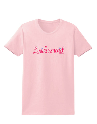 Bridesmaid Design - Diamonds - Color Womens T-Shirt-Womens T-Shirt-TooLoud-PalePink-X-Small-Davson Sales