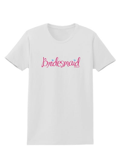 Bridesmaid Design - Diamonds - Color Womens T-Shirt-Womens T-Shirt-TooLoud-White-X-Small-Davson Sales