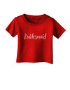 Bridesmaid Design - Diamonds Infant T-Shirt Dark-Infant T-Shirt-TooLoud-Red-06-Months-Davson Sales