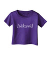 Bridesmaid Design - Diamonds Infant T-Shirt Dark-Infant T-Shirt-TooLoud-Purple-06-Months-Davson Sales