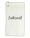 Bridesmaid Design - Diamonds Micro Terry Gromet Golf Towel 16 x 25 inch-Golf Towel-TooLoud-White-Davson Sales