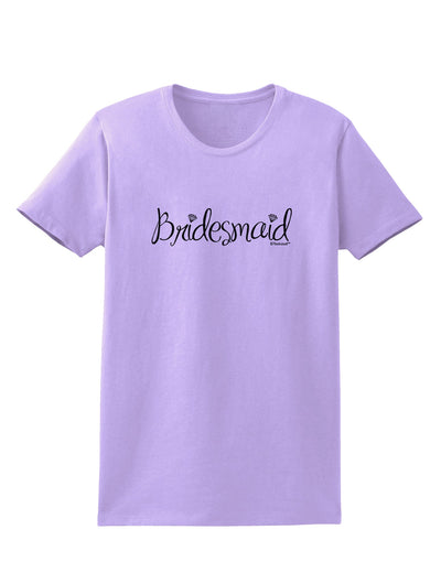 Bridesmaid Design - Diamonds Womens T-Shirt-Womens T-Shirt-TooLoud-Lavender-X-Small-Davson Sales