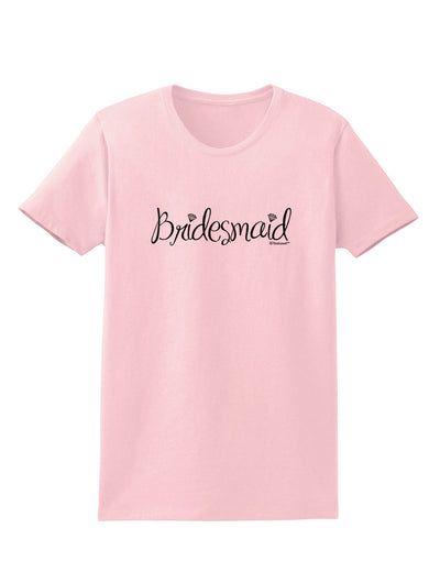 Bridesmaid Design - Diamonds Womens T-Shirt-Womens T-Shirt-TooLoud-PalePink-X-Small-Davson Sales