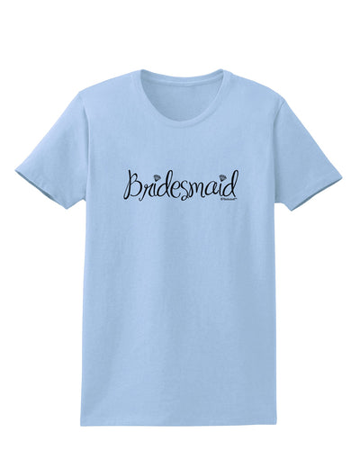 Bridesmaid Design - Diamonds Womens T-Shirt-Womens T-Shirt-TooLoud-Light-Blue-X-Small-Davson Sales