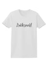 Bridesmaid Design - Diamonds Womens T-Shirt-Womens T-Shirt-TooLoud-White-X-Small-Davson Sales