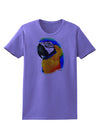 Brightly Colored Parrot Watercolor Womens T-Shirt-Womens T-Shirt-TooLoud-Violet-X-Small-Davson Sales