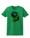 Brightly Colored Parrot Watercolor Womens T-Shirt-Womens T-Shirt-TooLoud-Kelly-Green-X-Small-Davson Sales