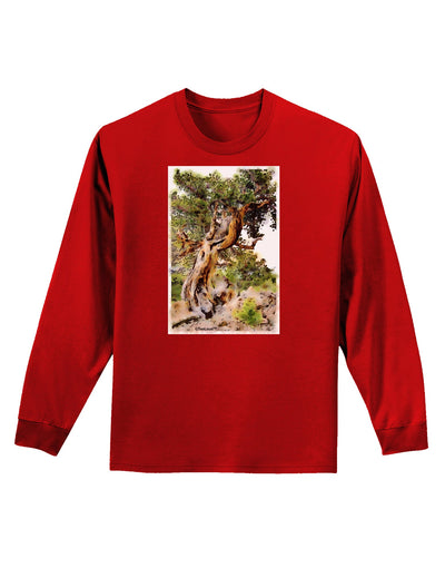 Bristlecone Pines Adult Long Sleeve Dark T-Shirt-TooLoud-Red-Small-Davson Sales