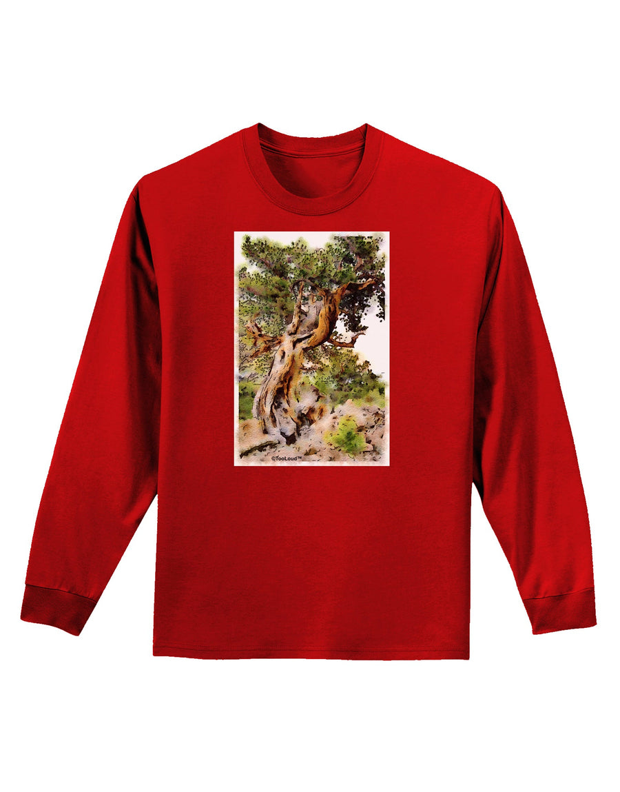 Bristlecone Pines Adult Long Sleeve Dark T-Shirt-TooLoud-Black-Small-Davson Sales