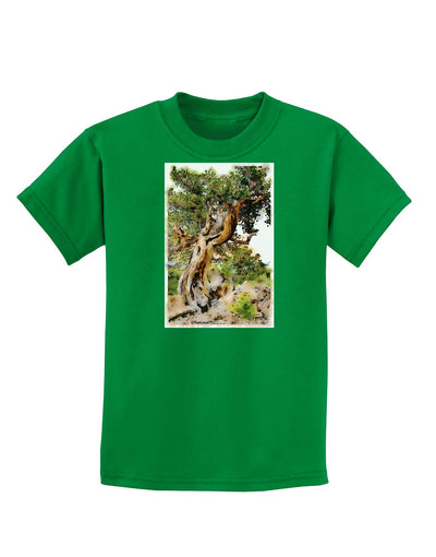 Bristlecone Pines Childrens Dark T-Shirt-Childrens T-Shirt-TooLoud-Kelly-Green-X-Small-Davson Sales