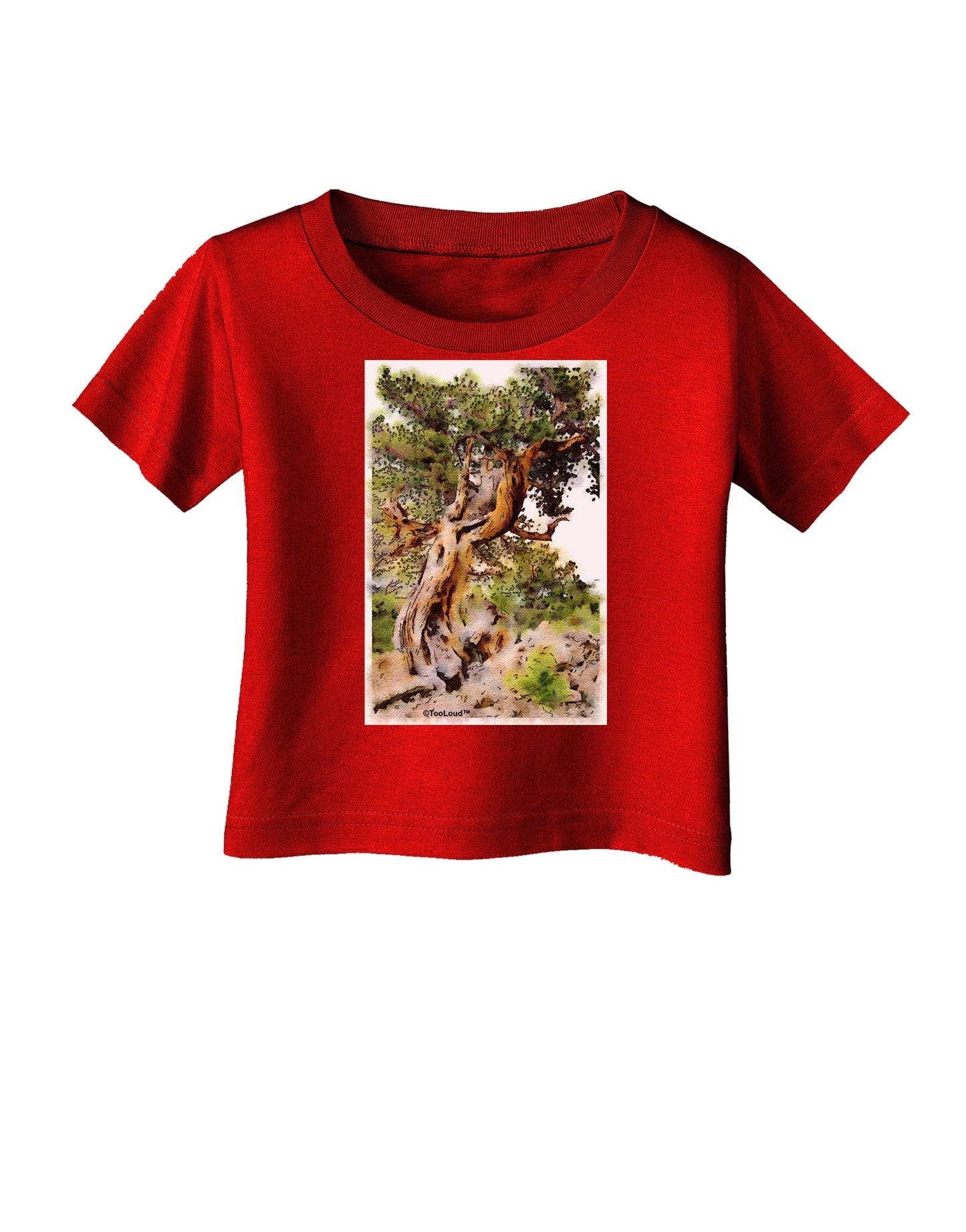Bristlecone Pines Infant T-Shirt Dark-Infant T-Shirt-TooLoud-Red-06-Months-Davson Sales