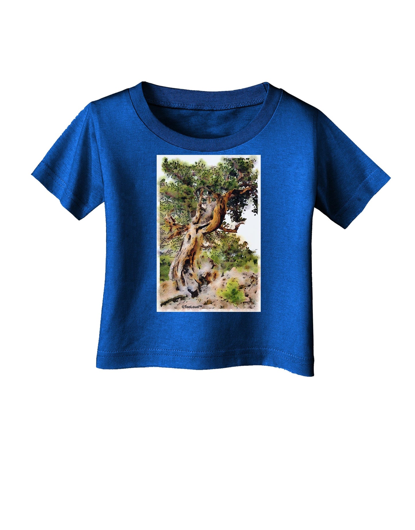 Bristlecone Pines Infant T-Shirt Dark-Infant T-Shirt-TooLoud-Royal-Blue-06-Months-Davson Sales