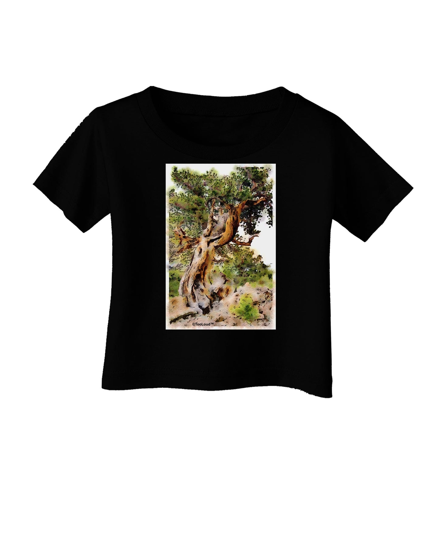 Bristlecone Pines Infant T-Shirt Dark-Infant T-Shirt-TooLoud-Black-06-Months-Davson Sales
