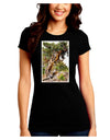 Bristlecone Pines Juniors Petite Crew Dark T-Shirt-T-Shirts Juniors Tops-TooLoud-Black-Juniors Fitted Small-Davson Sales