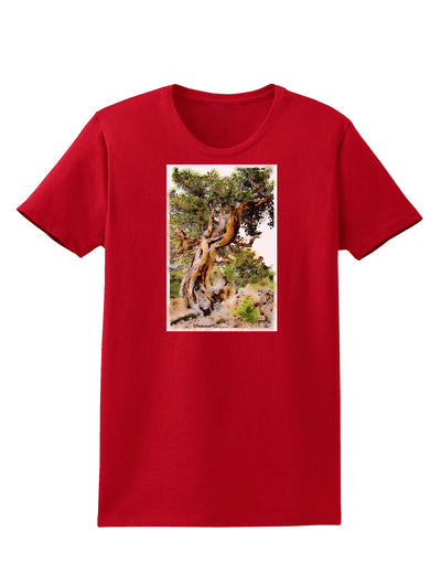 Bristlecone Pines Womens Dark T-Shirt-TooLoud-Red-X-Small-Davson Sales