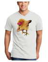 Bro Chick Adult V-Neck T-shirt-Mens V-Neck T-Shirt-TooLoud-White-Small-Davson Sales