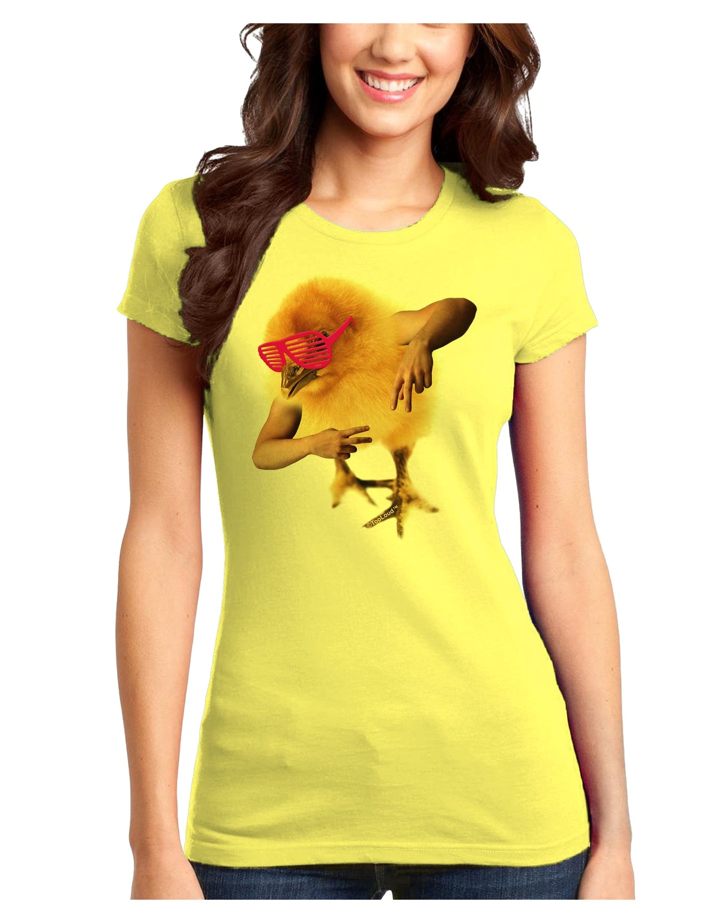 Bro Chick Juniors Petite T-Shirt-Womens T-Shirt-TooLoud-Yellow-Juniors Fitted X-Small-Davson Sales