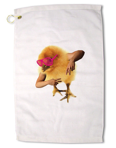 Bro Chick Premium Cotton Golf Towel - 16" x 25"-Golf Towel-TooLoud-16x25"-Davson Sales