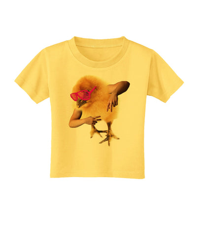 Bro Chick Toddler T-Shirt-Toddler T-Shirt-TooLoud-Yellow-2T-Davson Sales