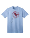 Broken Heart Popped Red Heart Balloon - Premium Adult T-Shirt for Contemporary Fashion Enthusiasts-Mens T-shirts-TooLoud-Light-Blue-Small-Davson Sales