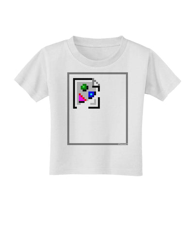 Broken Image Link - Tech Humor Toddler T-Shirt-Toddler T-Shirt-TooLoud-White-4T-Davson Sales