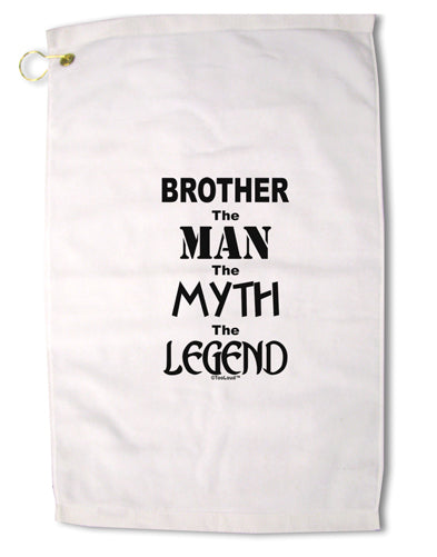 Brother The Man The Myth The Legend Premium Cotton Golf Towel - 16 x 25 inch by TooLoud-Golf Towel-TooLoud-16x25"-Davson Sales