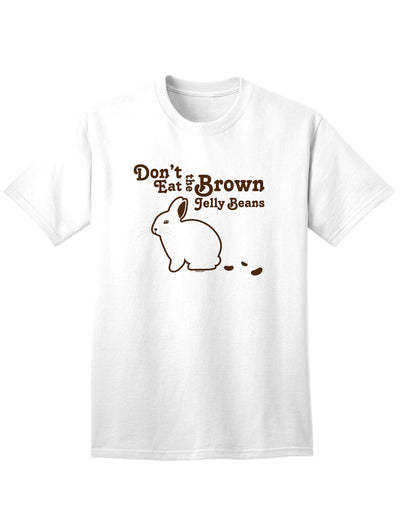 Brown Jellybeans Adult T-Shirt - A Delectable Addition to Your Wardrobe-Mens T-shirts-TooLoud-White-Small-Davson Sales